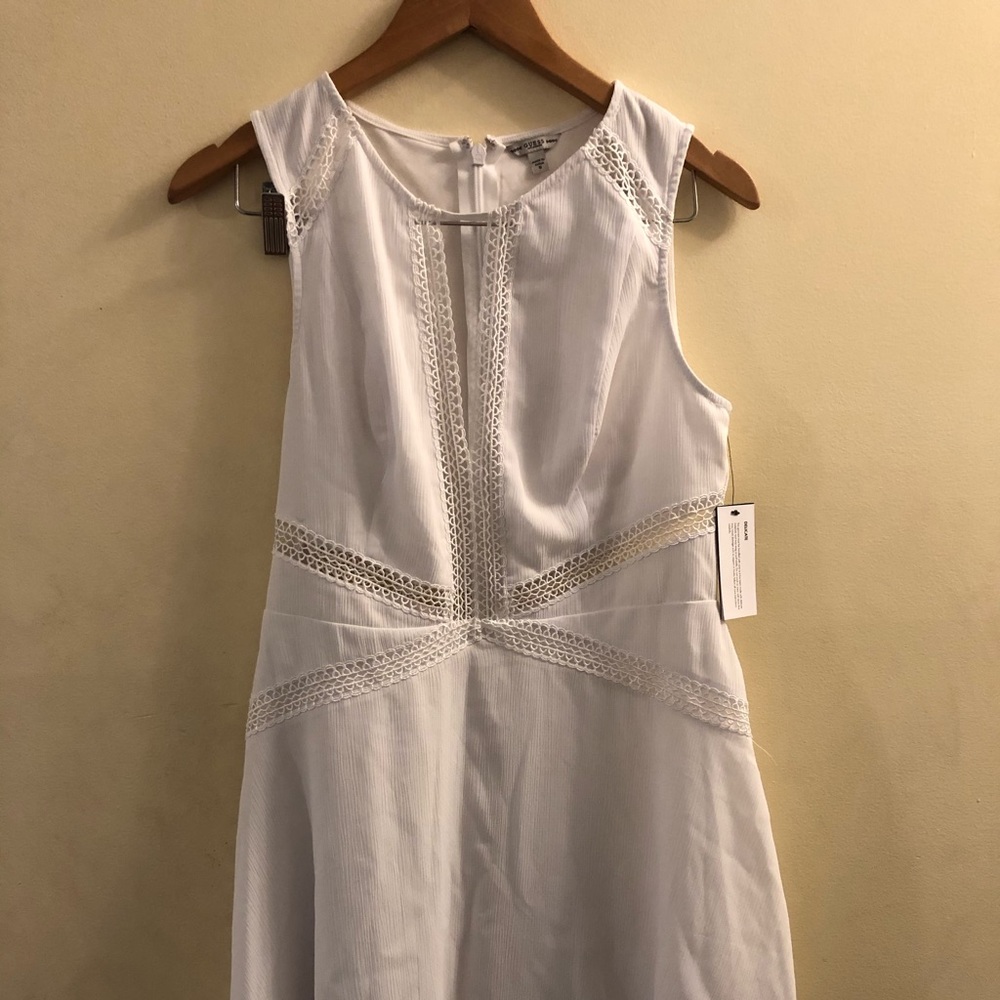 Guess SIZE 10 White Dress with Cutouts